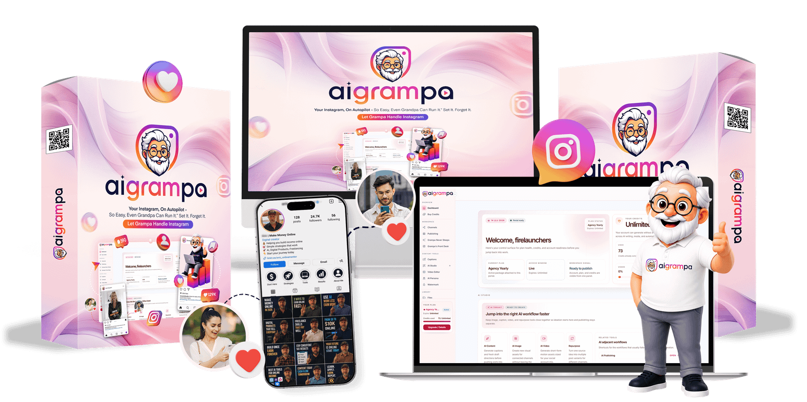 AIGrampa Review: Is Eric Holmlund's AI Instagram Automation Platform Worth It?