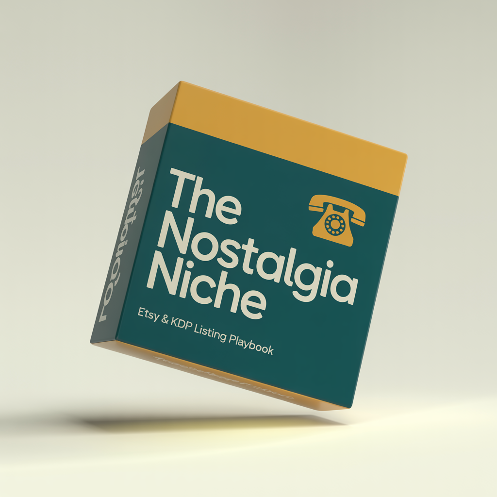 The Nostalgia Niche Etsy and KDP Listing Playbook